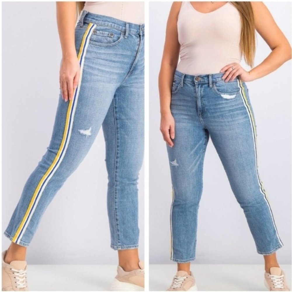 Pistola Monroe Side Stripe Cigarette Jean's